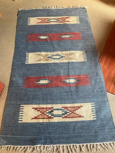 Photo of free Colourful cotton rug (Camberwell SE5) #1