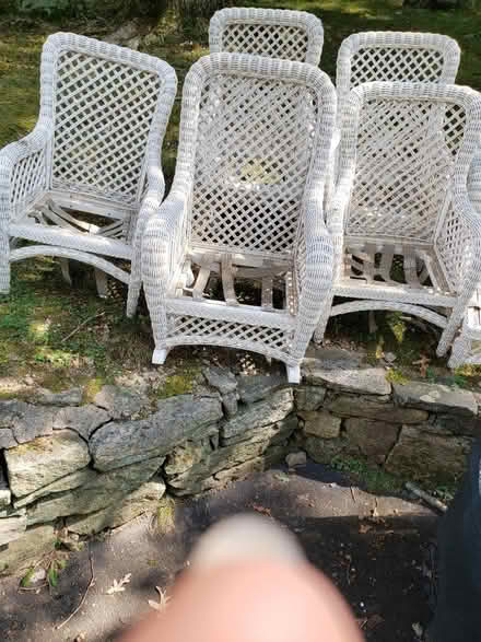Photo of free Wicker porch set (North Stamford, ct) #3