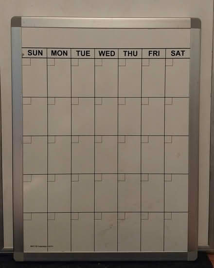 Photo of free magnetic dry-erase calendar (Warrenton, near FHS) #1