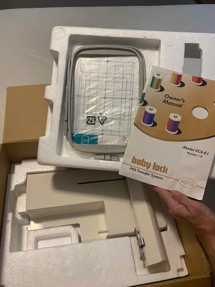 Photo of free Baby Lock embroidery attachment (Sunset Heights) #1