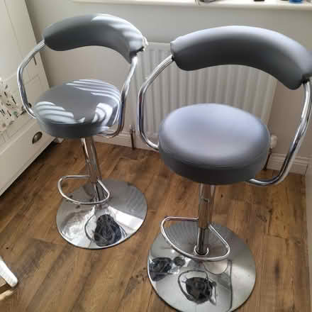 Photo of free 2 grey stools (South Gosforth NE3) #2