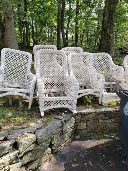 Photo of free Wicker porch set (North Stamford, ct) #1