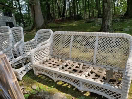 Photo of free Wicker porch set (North Stamford, ct) #2