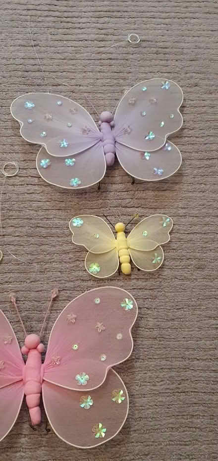 Photo of free Hanging fabric butterflies (GU2 Guildford) #3