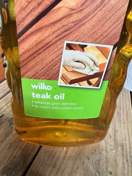 Photo of free Teak Oil 1 litre bottle new (High Wycombe HP13) #2