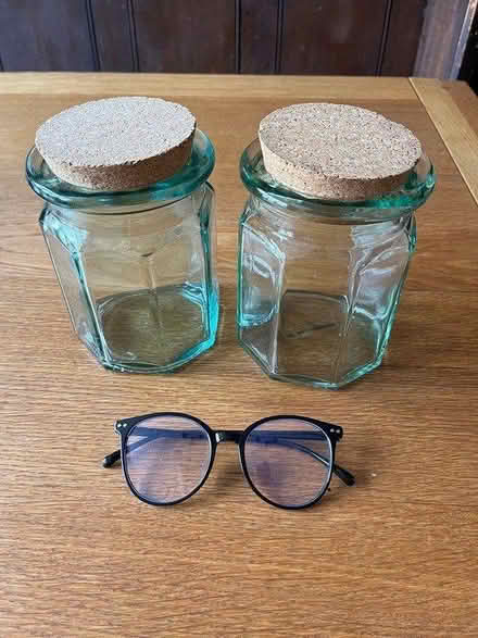 Photo of free 2 glass kitchen storage jars (Lenton NG7) #1