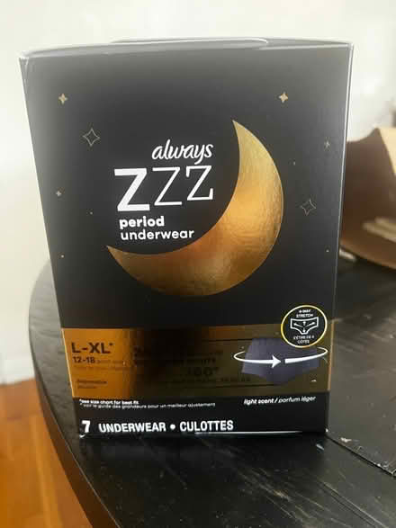 Photo of free Always Zzz L-XL period underwear (North Long Beach) #3