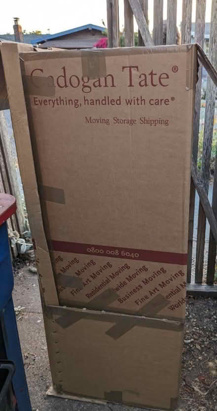 Photo of free Cardboard closet for moving (Berkeley) #1