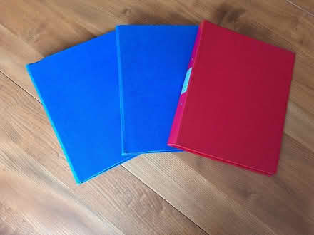 Photo of free 3 x A4 Folders Ring Binders (Fishbourne PO19) #2