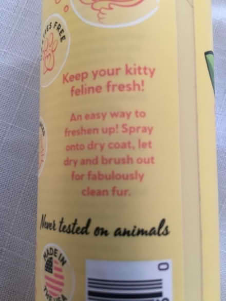 Photo of free Dry shampoo for cats (Surrey Quays SE16) #4