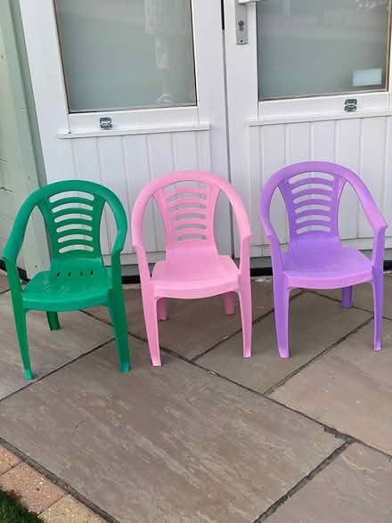 Photo of free Children's garden chairs (ME16 - Allington) #1