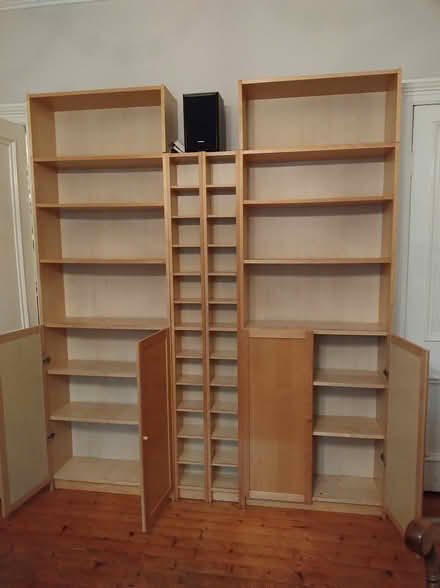 Photo of free IKEA Billy Bookcase and CD rack SET (Glasgow west end. Clouston St) #1