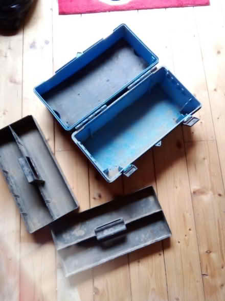 Photo of free Plastic tool box-a little damaged (Broadbridge Heath, RH12) #1