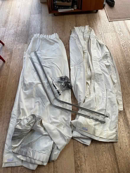 Photo of free Curtains and track for bay window (Kings Heath B14) #2