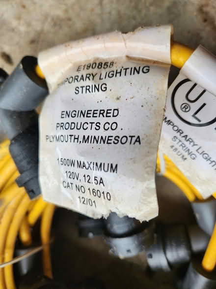 Photo of free temporary light string (for tents?) (virgil) #1