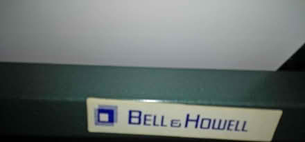 Photo of free Bell and Howell metal tripod folding projector screen (Knaresborough HG5) #1