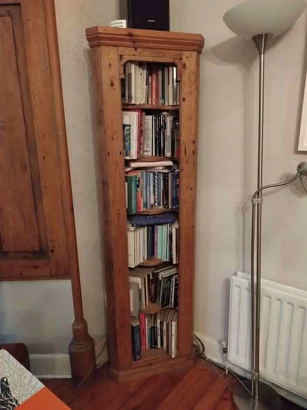Photo of free Tall corner shelving unit (Glasgow west end. Clouston St) #1