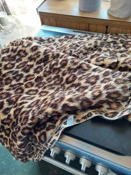 Photo of free Fluffy leopard print blanket (Little Heath RM6) #1