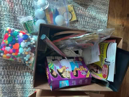 Photo of free Big box of random art supplies (Monta Vista) #1