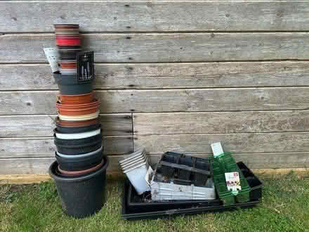 Photo of free Lots of plastic plant pots (Ickleford, SG5) #1
