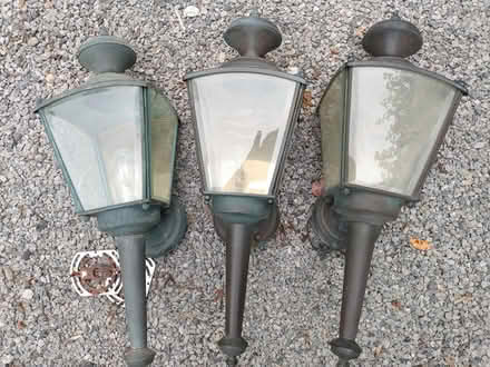 Photo of free Real Brass Exterior Lights (Russell) #1
