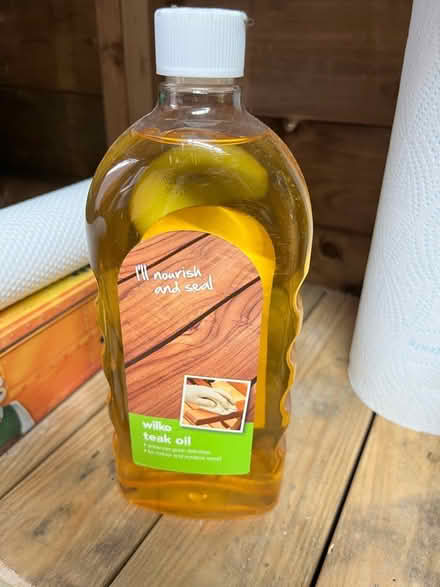 Photo of free Teak Oil 1 litre bottle new (High Wycombe HP13) #1
