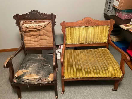 Photo of free Loveseat Chair pair (Prescott, Wi) #1