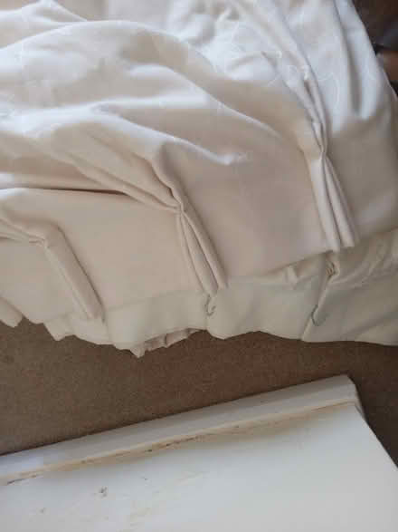 Photo of free Heavyduty cream curtains (Bishopsteignton TQ14) #1