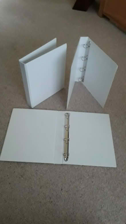 Photo of free New ring folders. 2 only. (Steeple Barton OX7) #1