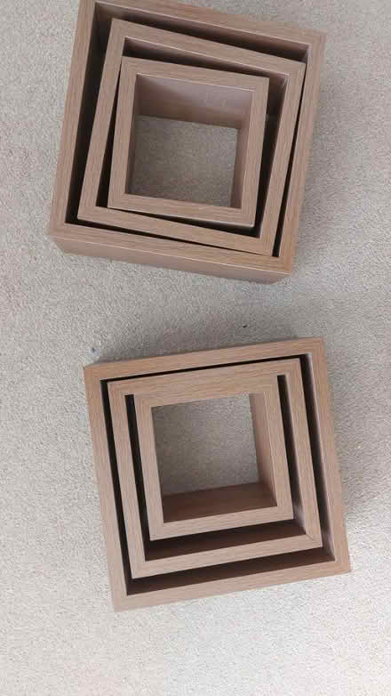 Photo of free 2x sets square wall shelves (Barnet EN5) #1