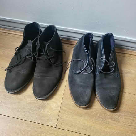 Photo of free 2 pairs mens size 11/45 shoes/boots (Great Lever BL3) #1