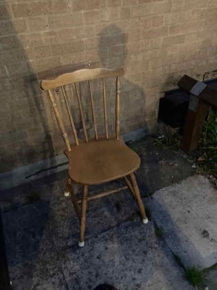 Photo of free Wooden chair (Barons Court W14) #1
