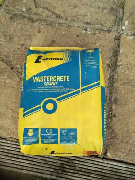 Photo of free Unopened bag cement (West Green, Crawley) #1