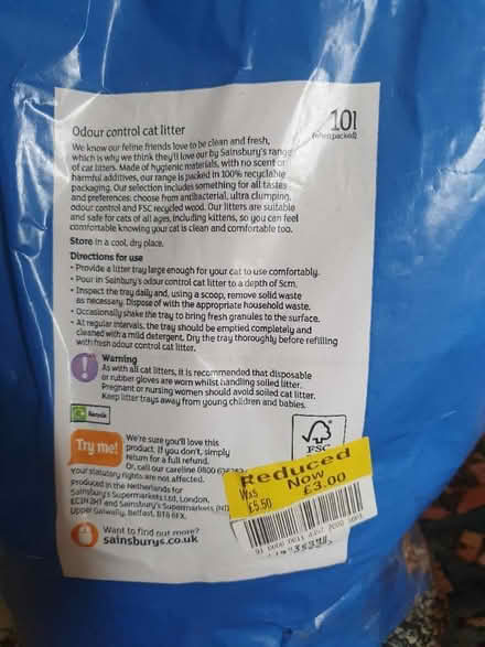 Photo of free Cat litter (BS4) #2