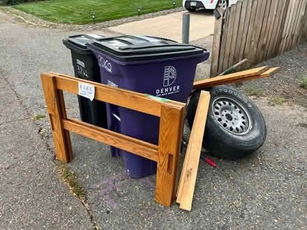 Photo of free Oak Twin Bedframe (SW Denver) #1