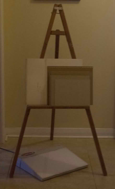 Photo of free Easel, canvases, light tracing box (Queensway Terrace North) #2