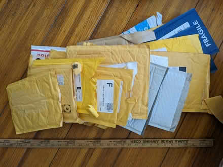 Photo of free Padded envelopes, used (Hayward NE) #1
