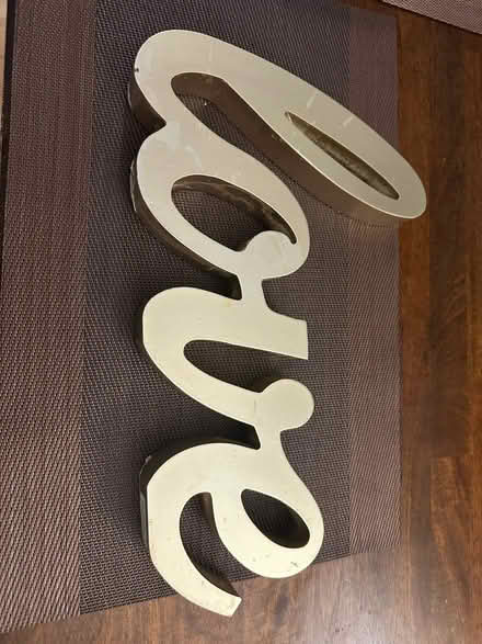 Photo of free Love decor sign (Boston) #2
