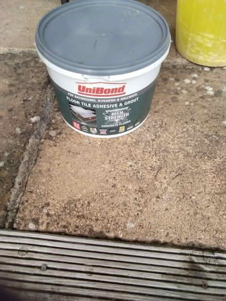 Photo of free Tile adhesive & grout (West Green, Crawley) #1