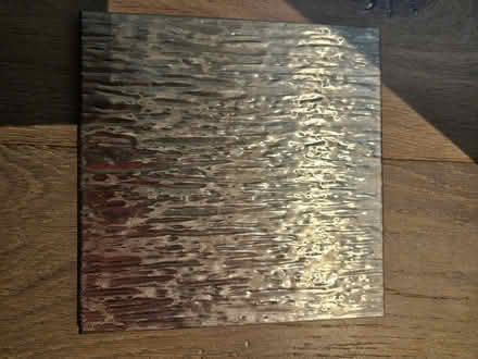 Photo of free (9) Silver Backsplash Tiles (Logan Circle / Shaw) #1