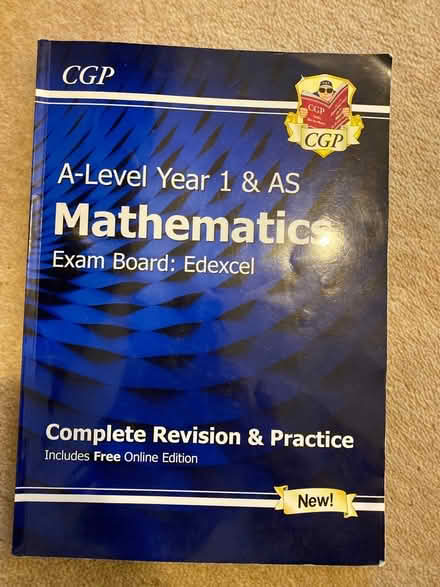 Photo of free A level maths revision book Edexcel (Reading RG2) #1