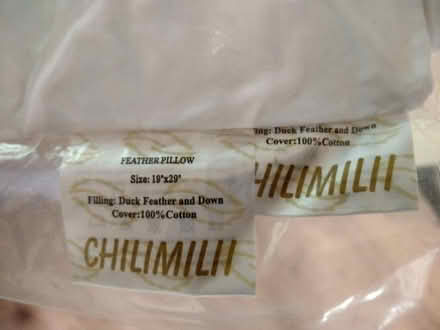 Photo of free Pillows x 2. New (Lingfield RH7) #1