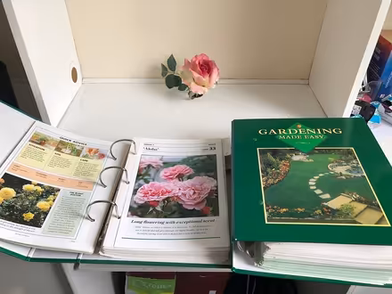 Photo of free Gardening binder and cards (Cowplain) #1