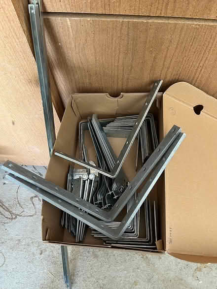 Photo of free Assorted metal brackets (Los Gatos near downtown) #1