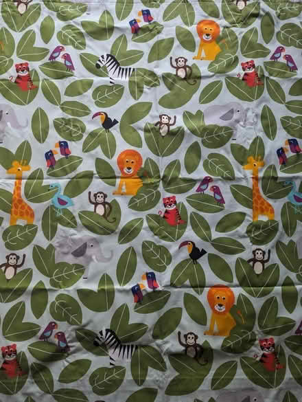 Photo of free Jungle theme curtains and lampshade (AB15) #3