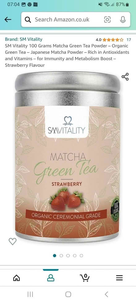 Photo of free Green tea with strawberry extract (Cam GL11) #1
