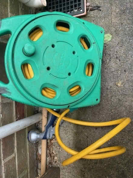 Photo of free Reel of Hose pipe + attachments (Glastonbury BA6) #1