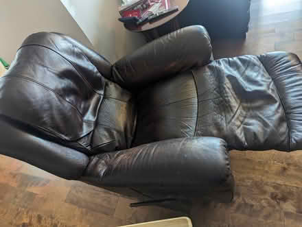 Photo of free Lazyboy leather recliner (Riverside Drive) #2