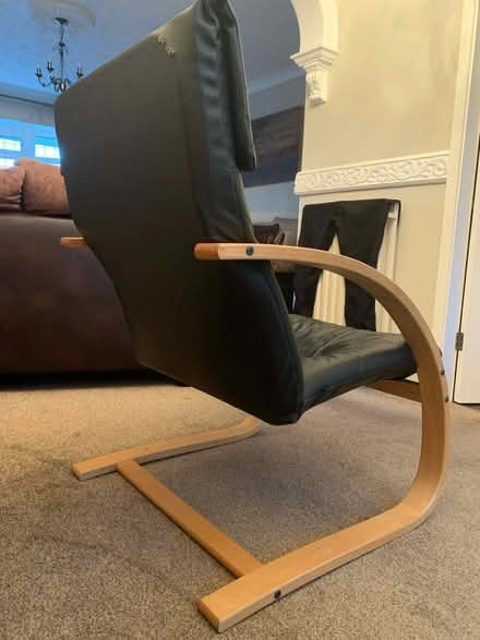 Photo of free Leather IKEA Chair (DY8) #4