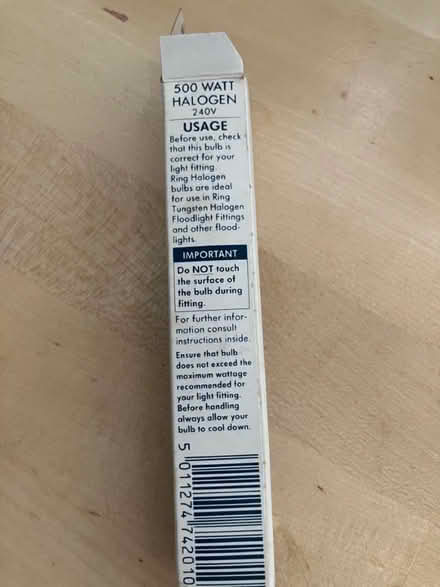 Photo of free Hallogen bulb (New Milton BH25) #2
